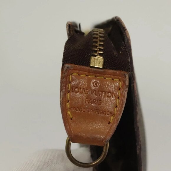 LOUIS VUITTON Monogram Bucket GM Accessory Pouch LV Auth - Picture 8 of 16